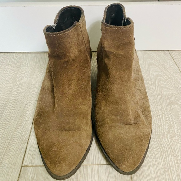 Sam Edelman Suede Grey Boots with Spikes - Picture 3 of 4